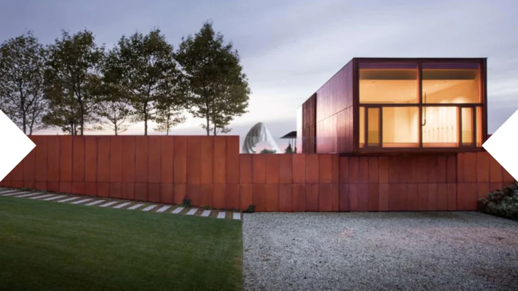 Corten Steel Panels Siding Ideas